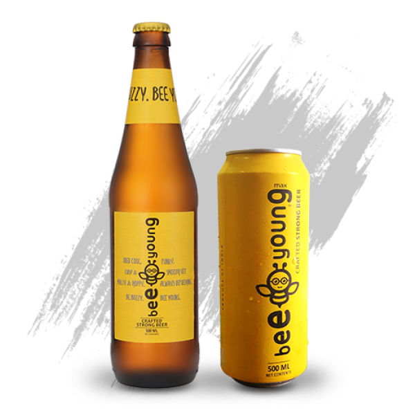 BEE YOUNG CRAFTED STRONG BEER